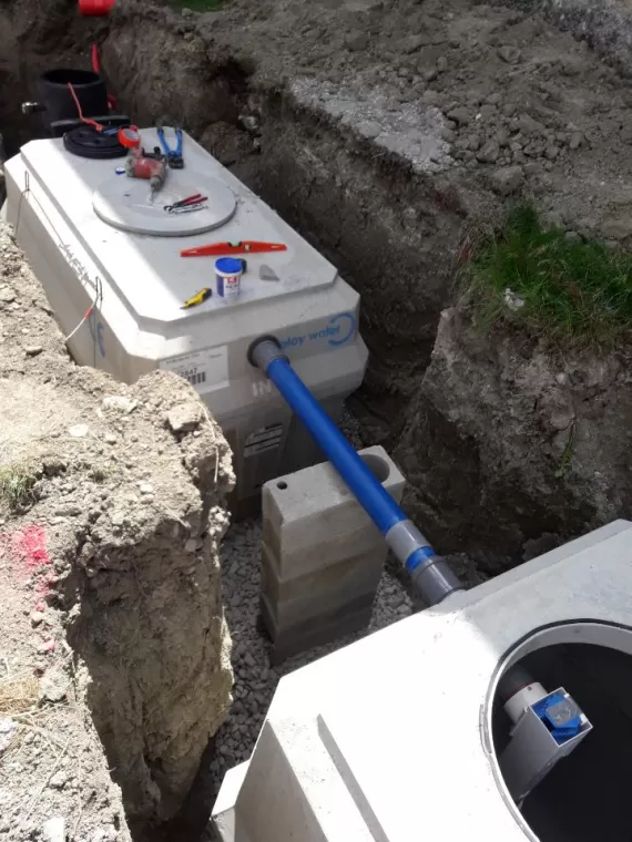 Installation de fosse septique à Crest (26)