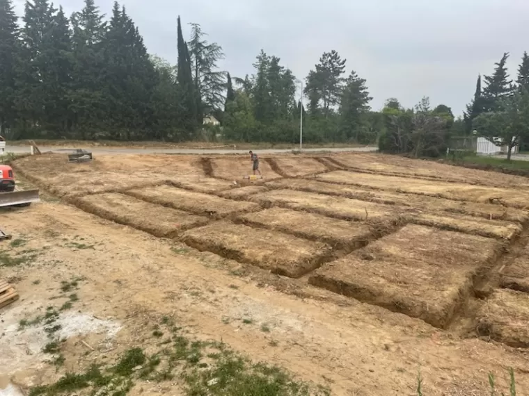 Terrassement fondation maisons individuelle à Crest (26)