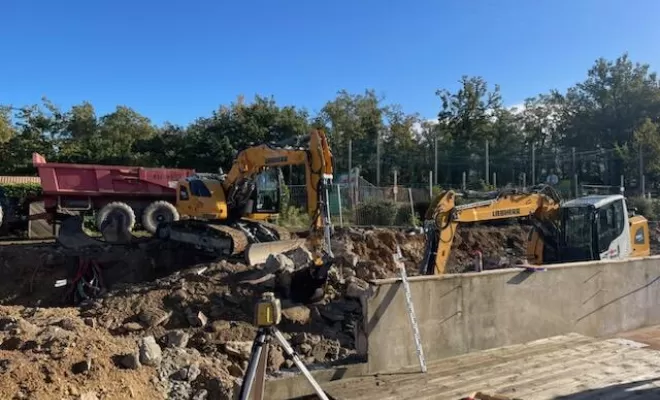 Travaux de démolition dans la Drôme